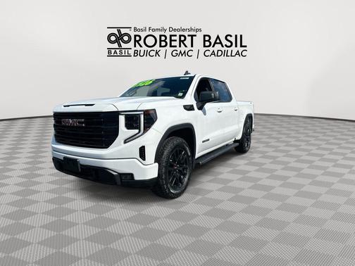 Summit White 2023 GMC Sierra 1500 Elevation