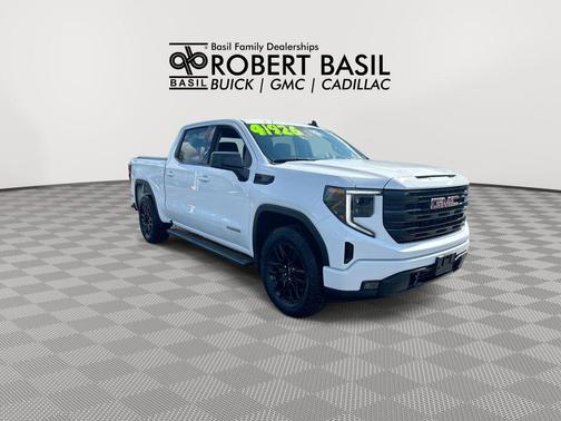 Summit White 2023 GMC Sierra 1500 Elevation