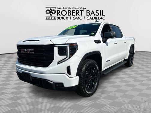Summit White 2023 GMC Sierra 1500 Elevation