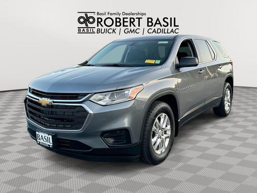 Satin Steel Metallic 2021 Chevrolet Traverse LS