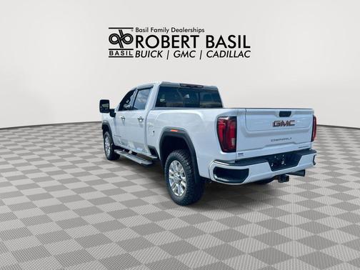 White Frost Tricoat 2023 GMC Sierra 3500 Denali