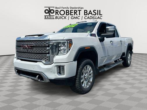 White Frost Tricoat 2023 GMC Sierra 3500 Denali