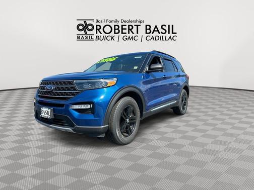 Atlas Blue Metallic 2021 Ford Explorer XLT