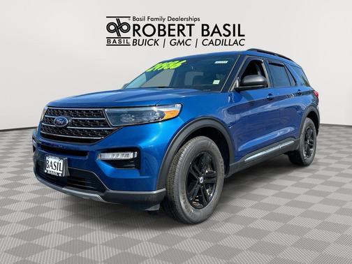 Atlas Blue Metallic 2021 Ford Explorer XLT