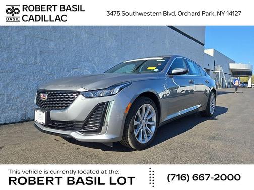 Argent Silver Metallic 2023 Cadillac CT5 Luxury