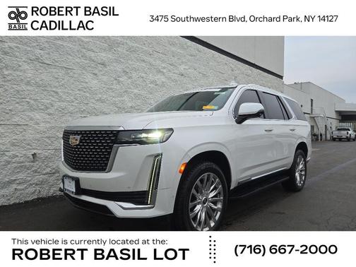 Crystal White Tricoat 2021 Cadillac Escalade Premium Luxury