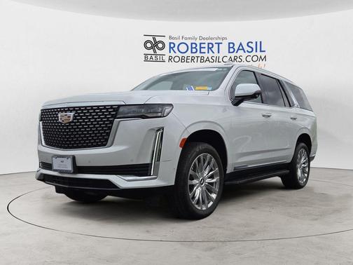 Crystal White Tricoat 2021 Cadillac Escalade Premium Luxury