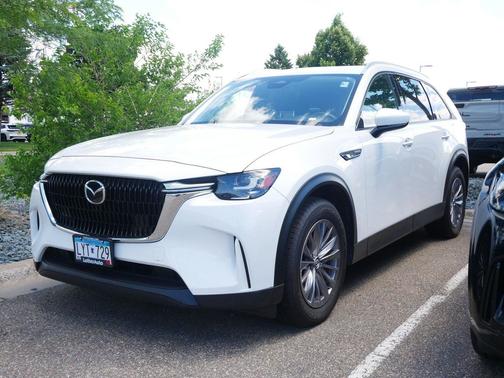 Rhodium White Premium 2024 Mazda CX-90 PHEV Preferred