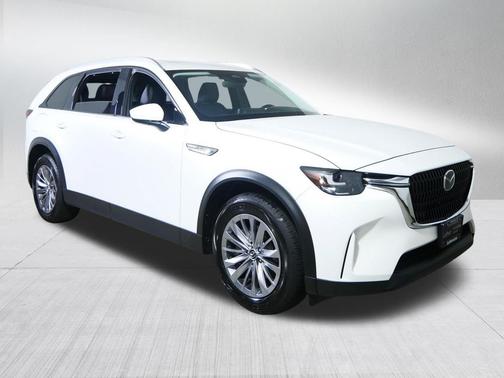 Rhodium White Premium 2024 Mazda CX-90 PHEV Preferred
