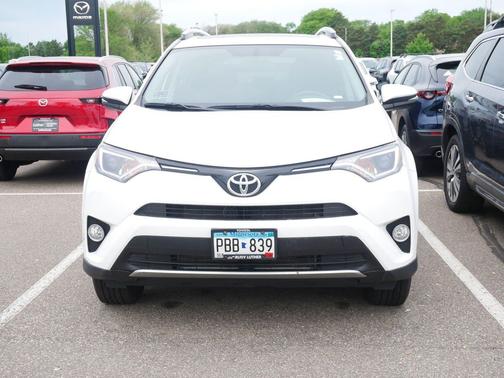 Super White 2016 Toyota RAV4 XLE