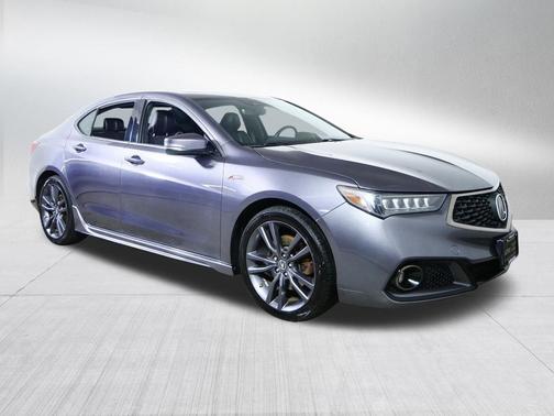 Modern Steel Metallic 2018 Acura TLX Technology