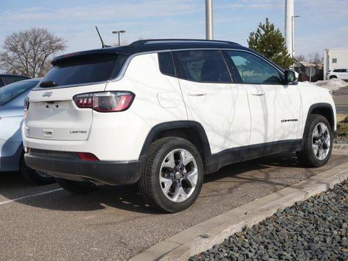White Clearcoat 2021 Jeep Compass Limited