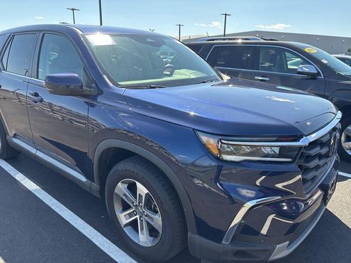 Obsidian Blue Pearl 2023 Honda Pilot AWD EX-L 7 Passenger