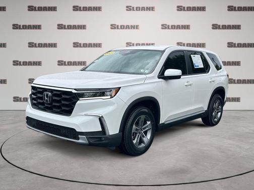 Platinum White Pearl 2023 Honda Pilot AWD EX-L 7 Passenger