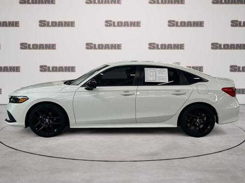 Platinum White Pearl 2023 Honda Civic Sport
