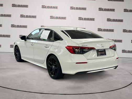 Platinum White Pearl 2023 Honda Civic Sport