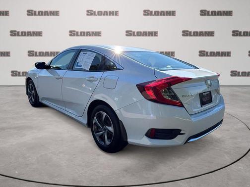 Platinum White Pearl 2019 Honda Civic LX