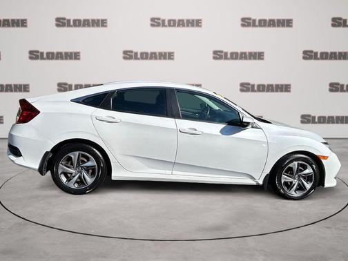 Platinum White Pearl 2019 Honda Civic LX