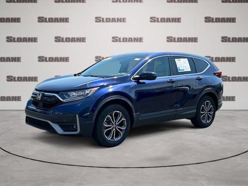 Blue 2020 Honda CR-V AWD EX