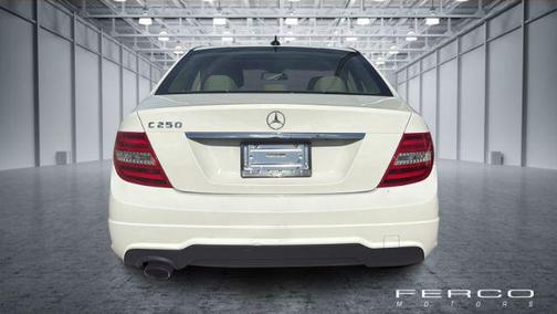 White 2012 Mercedes-Benz C-Class C 250 Sport