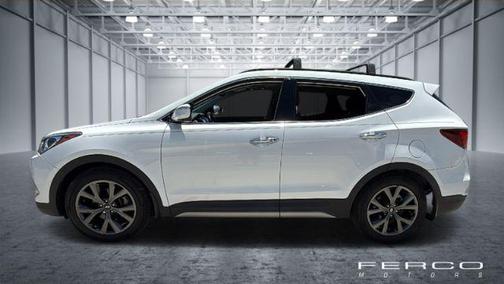 Pearl White 2018 Hyundai Santa Fe Sport 2.0L Turbo Ultimate