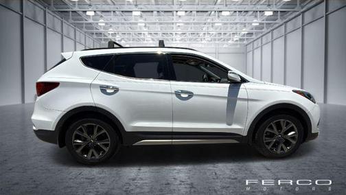 Pearl White 2018 Hyundai Santa Fe Sport 2.0L Turbo Ultimate