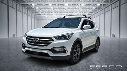 Pearl White 2018 Hyundai Santa Fe Sport 2.0L Turbo Ultimate