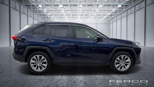 Blue 2019 Toyota RAV4 XLE Premium