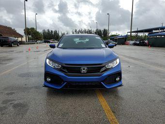 Blue 2018 Honda Civic Sport