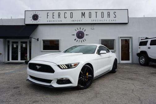 White 2017 Ford Mustang Premium