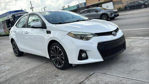Super White 2014 Toyota Corolla S Plus