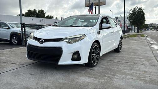 Super White 2014 Toyota Corolla S Plus