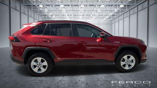 Ruby Flare Pearl 2021 Toyota RAV4 Hybrid LE