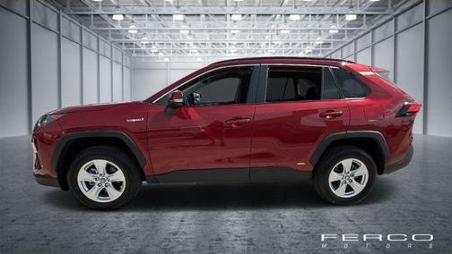 Ruby Flare Pearl 2021 Toyota RAV4 Hybrid LE