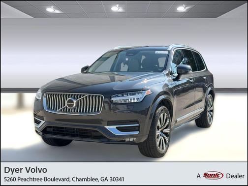 Platinum Grey Metallic 2024 Volvo XC90 B5 Core Bright Theme