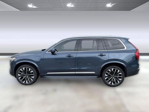 Denim Blue Metallic 2026 Volvo XC90 Plug-In Hybrid Plus, T8 AWD, Electric/Gasoline, Bright, 7 Seats