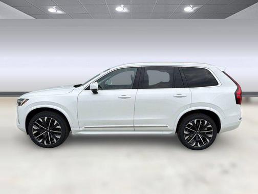 Crystal White Pearl 2026 Volvo XC90 Plus, B6 AWD Gas (mild hybrid), Gasoline, Bright, 6 Seats