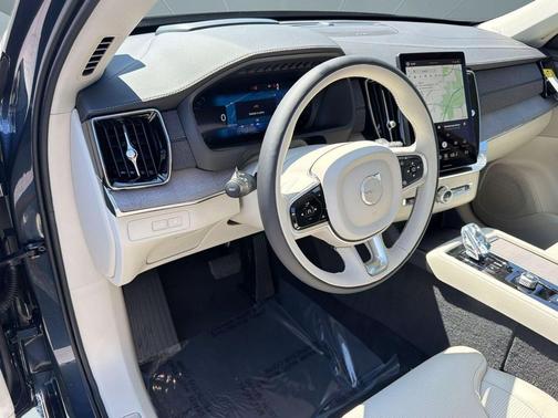 Denim Blue Metallic 2026 Volvo XC90 Plug-In Hybrid Ultra, T8 AWD, Electric/Gasoline, Bright, 7 Seats