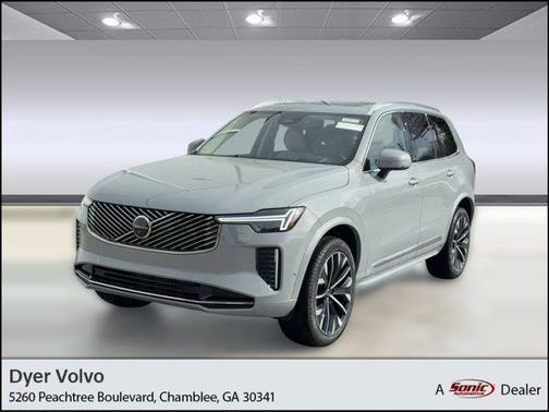 Vapour Grey Metallic 2026 Volvo XC90 Ultra, B6 AWD Gas (mild hybrid), Gasoline, Bright, 7 Seats