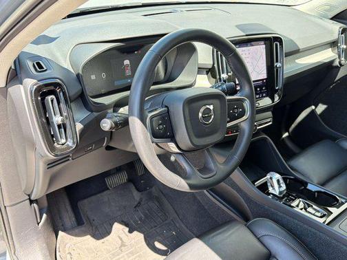 Thunder Grey Metallic 2023 Volvo XC40 B5 Plus Dark Theme