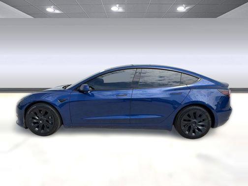 Deep Blue Metallic 2021 Tesla Model 3 Long Range
