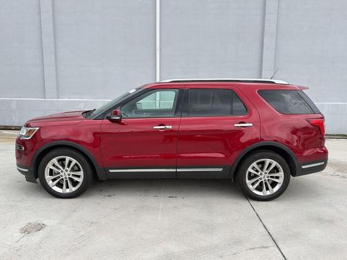 Red 2019 Ford Explorer Limited