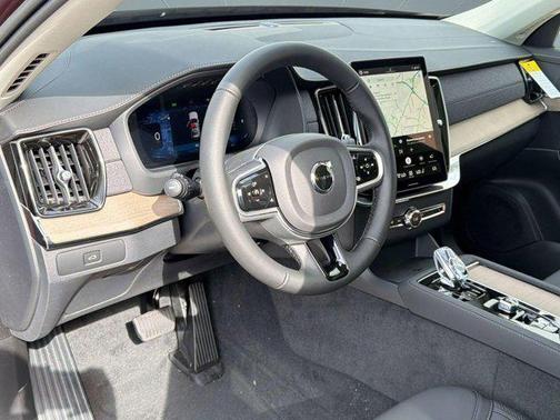 Mulberry Red Metallic 2026 Volvo XC90 Plus, B6 AWD Gas (mild hybrid), Gasoline, Bright, 7 Seats
