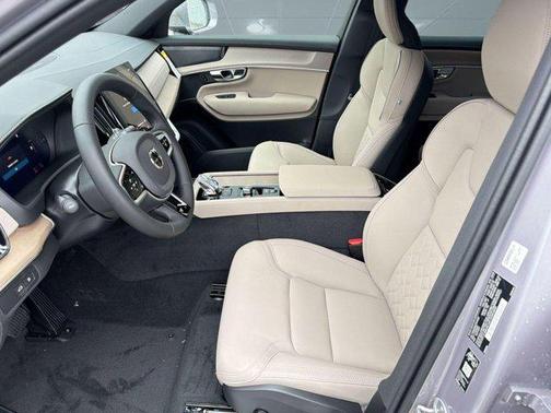 Aurora Silver 2026 Volvo XC90 Plug-In Hybrid Plus, T8 AWD, Electric/Gasoline, Bright, 7 Seats