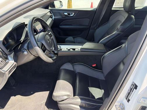 Crystal White Metallic 2024 Volvo S60 B5 Plus Black Edition