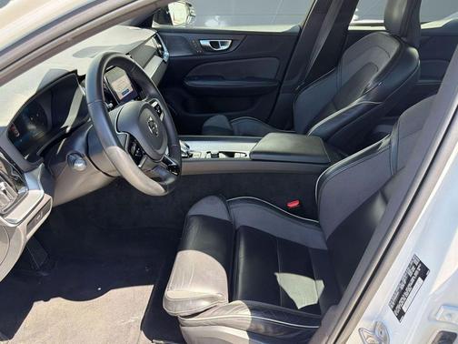 Crystal White Metallic 2024 Volvo S60 B5 Plus Black Edition