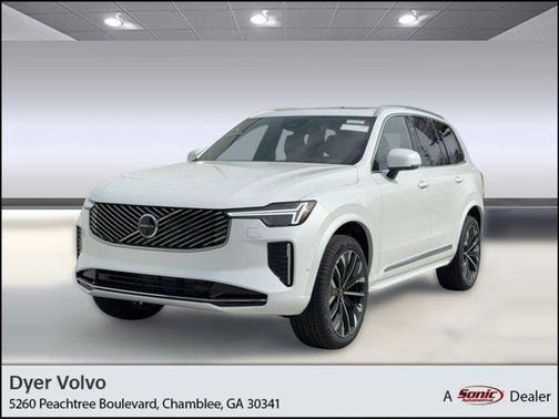 Crystal White Pearl 2026 Volvo XC90 Ultra, B6 AWD Gas (mild hybrid), Gasoline, Bright, 7 Seats