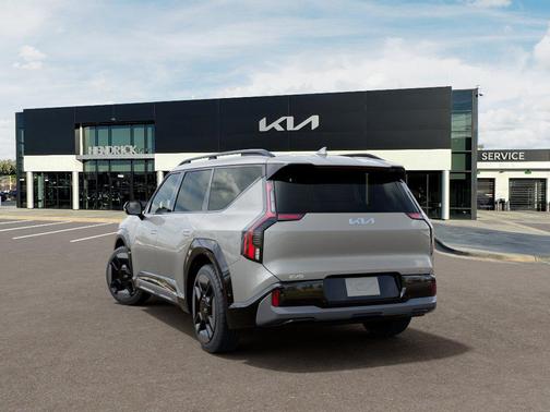 Ivory Silver 2026 Kia EV9 GT-Line