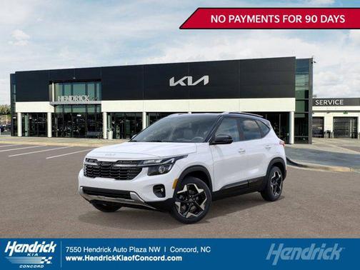 Clear White/Black Roof 2026 Kia Seltos S