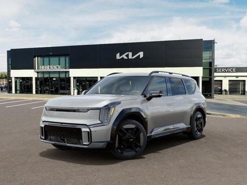 Ivory Silver 2026 Kia EV9 GT-Line